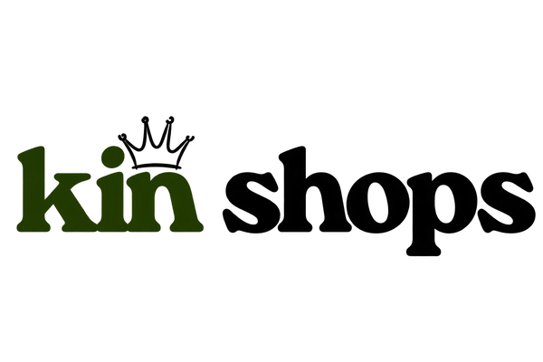 Logo de Kinshops con fondo transparente